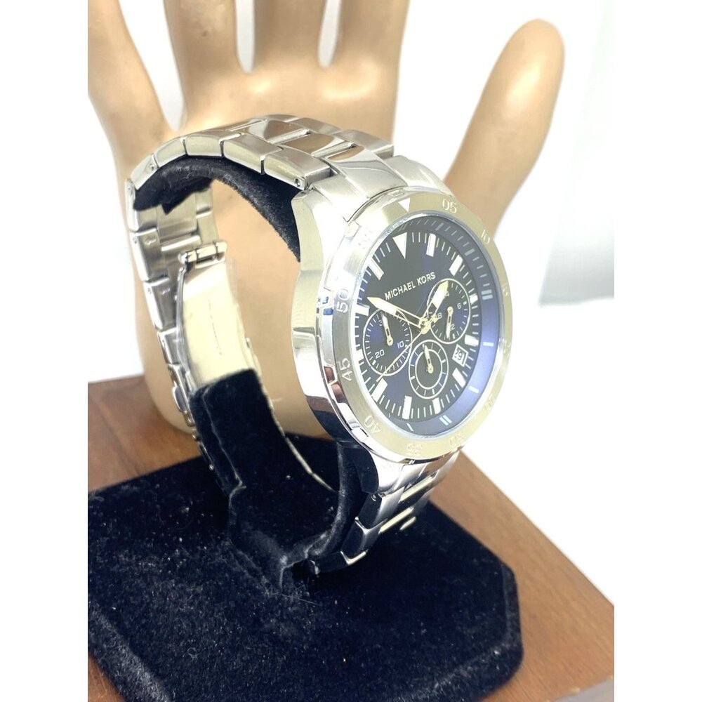 Michael Kors Men's Watch MK9107 Quartz Chronograph Blue Dial Stainless Steel - Picture 15 of 15